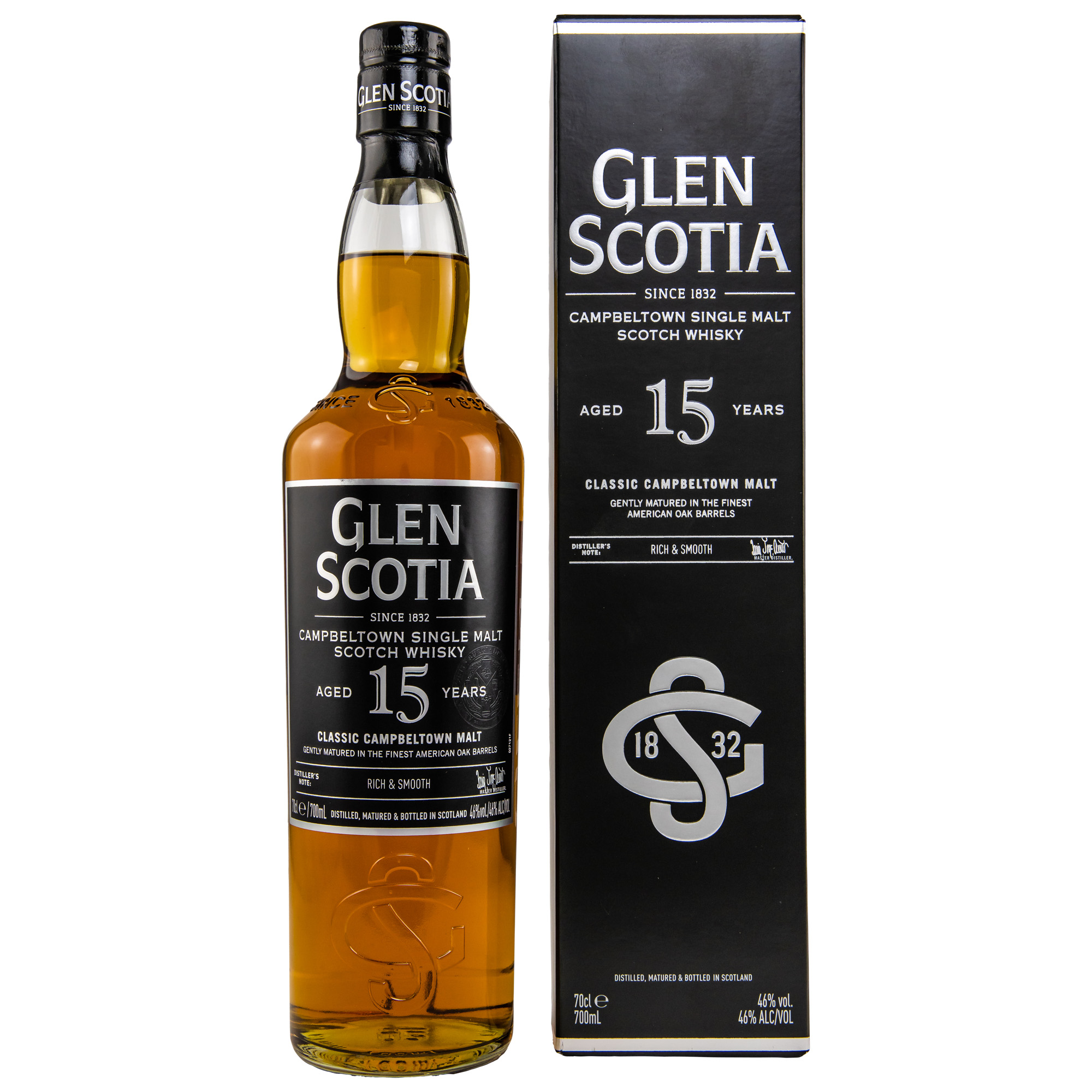 Glen Scotia 15 Jahre 46% vol. 09/2022